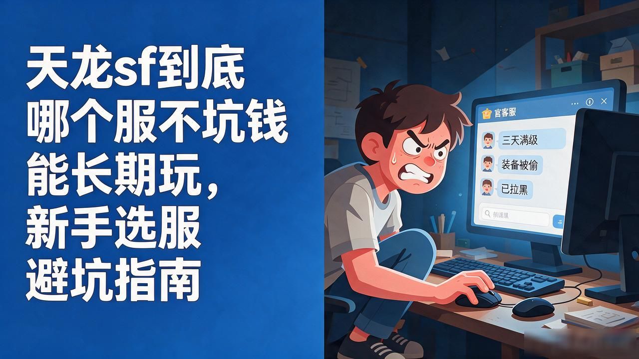 天龙sf到底哪个服不坑钱能长期玩，新手选服避坑指南