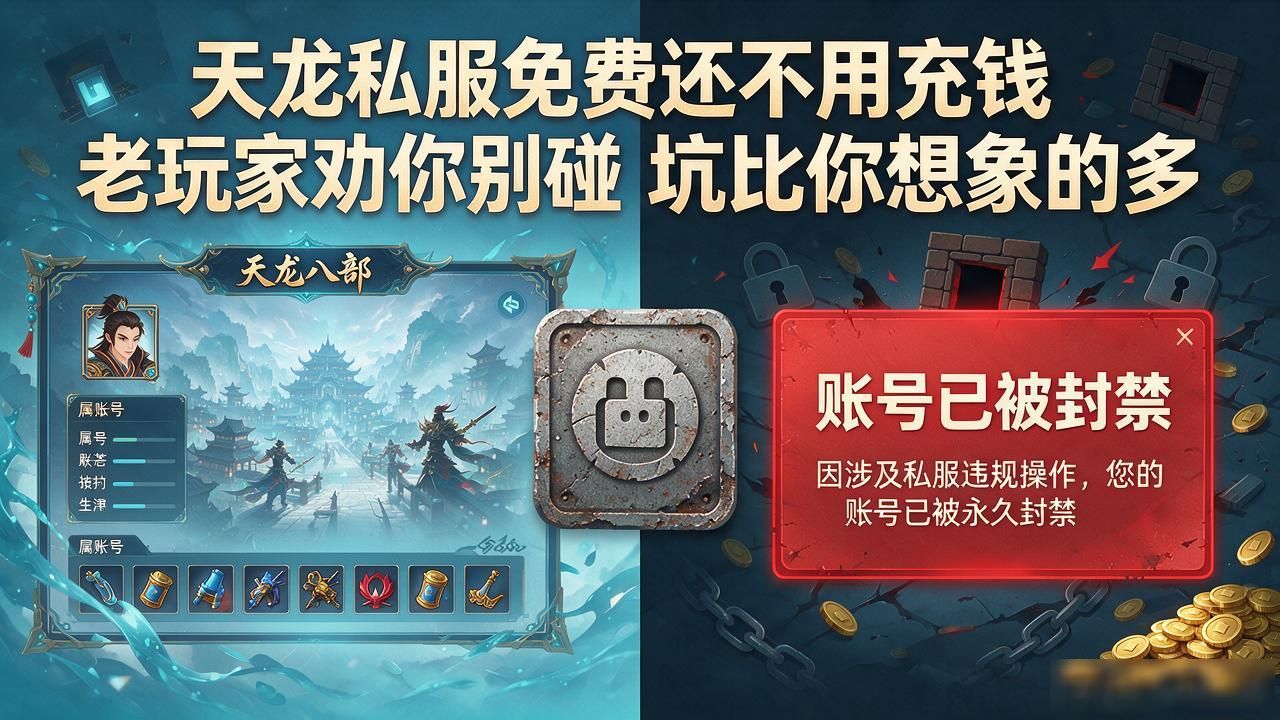 天龙私服免费还不用充钱 老玩家劝你别碰 坑比你想象的多