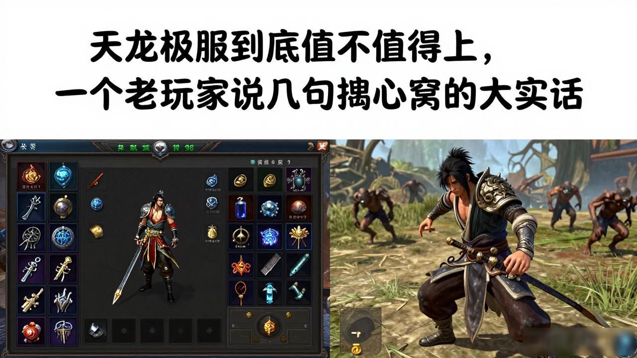 天龙私服到底值不值得上，一个老玩家说几句掏心窝的大实话
